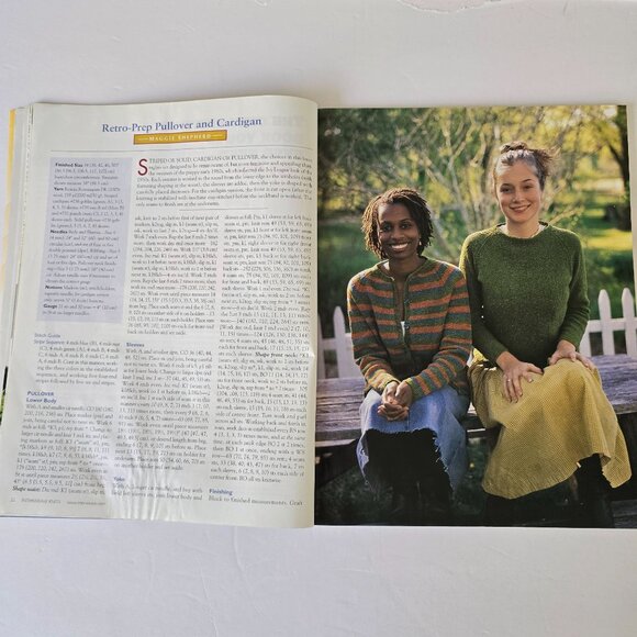 Interweave Knits Fall 2002 Knitting Magazine With Sweater Patterns & Fall Styles - Picture 4 of 10